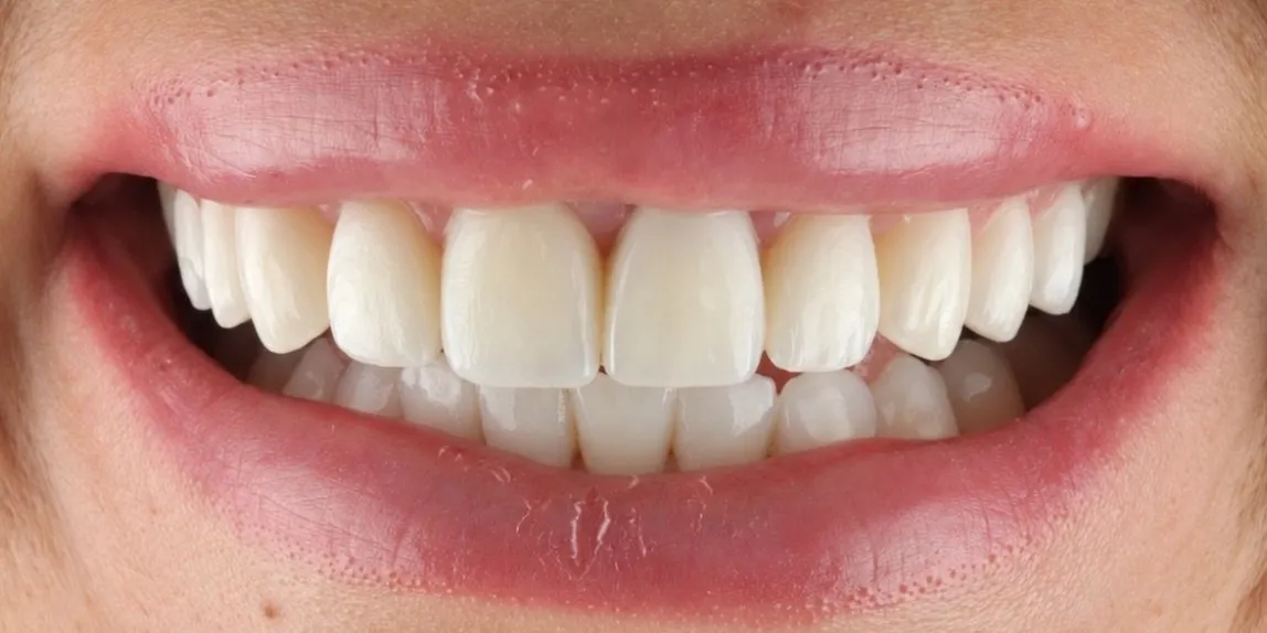 After: composite veneers with a natural look